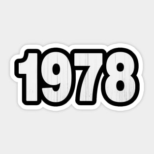 1978 Vintage Sticker